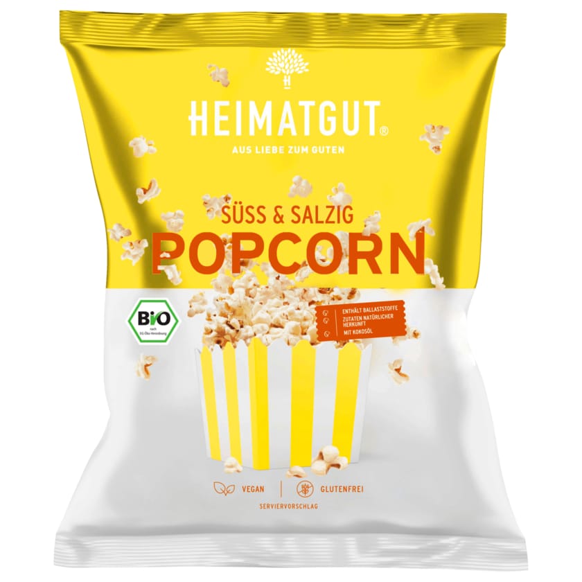 Heimatgut Bio Popcorn Süß & Salzig 90g